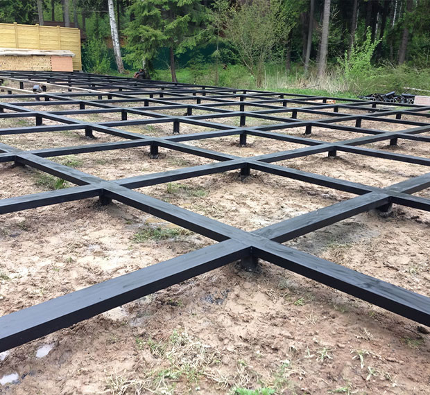 Расчёт количества винтовых свай для фундамента в Бикине